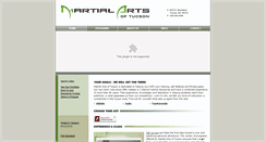 Desktop Screenshot of martialartsoftucson.com